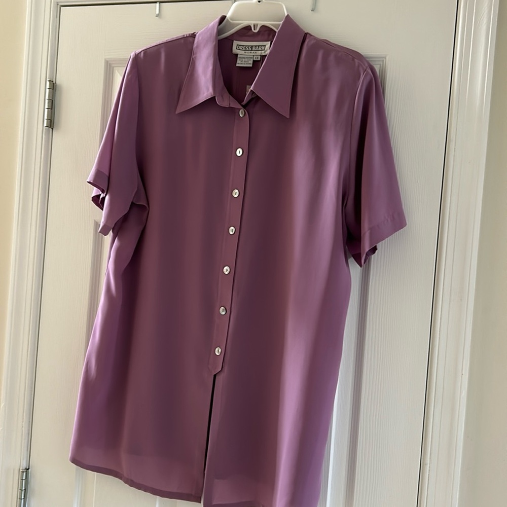 Dress Barn Women’s Short Sleeve Blouse